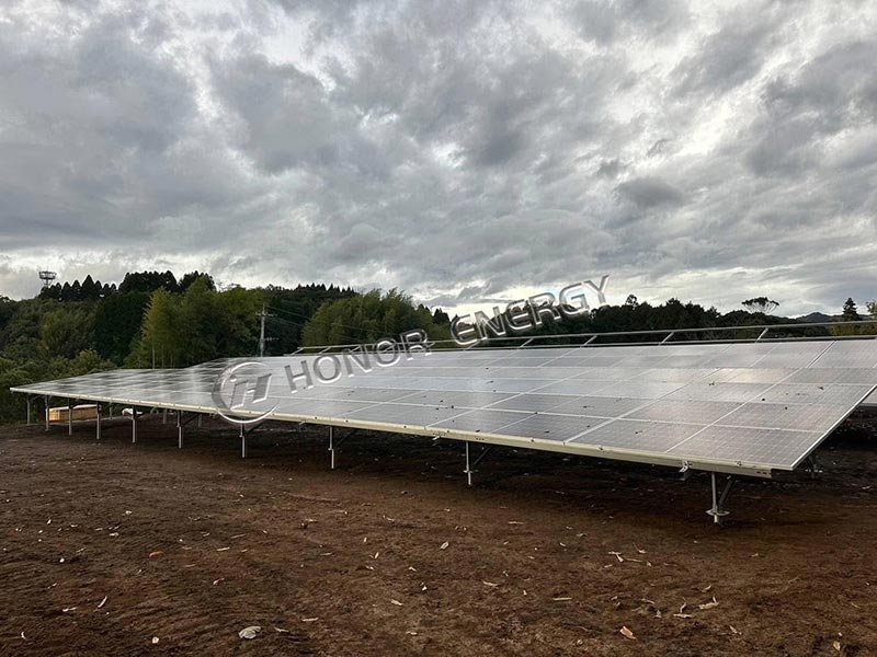 Japan Kyushu 650kw-projekt framgångsrikt avslutat