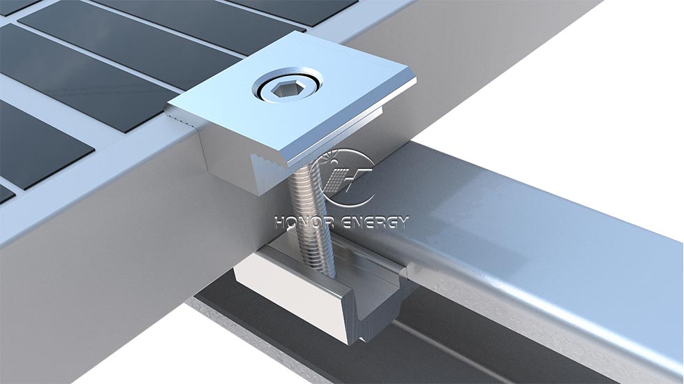 Steel One Row Type Solar Farmland Mount
