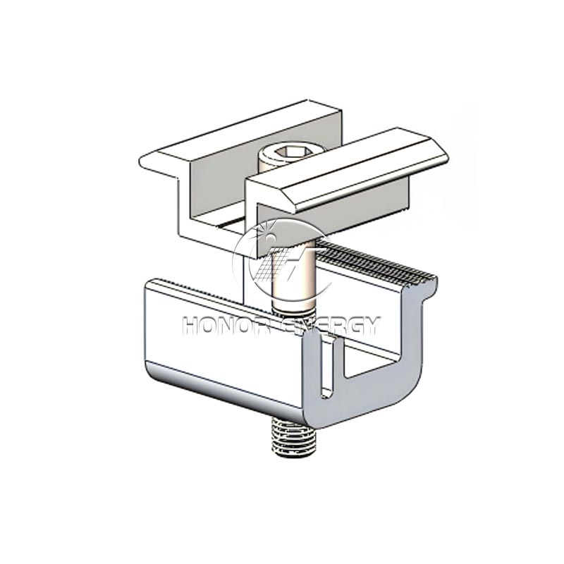 Ingen Drill Solar mittklämma