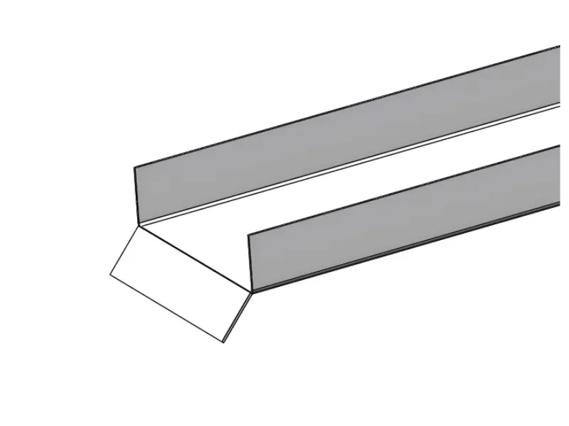 Solar horisontell vattentät kanal