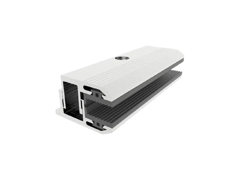 Solar tunnfilm ändklämma