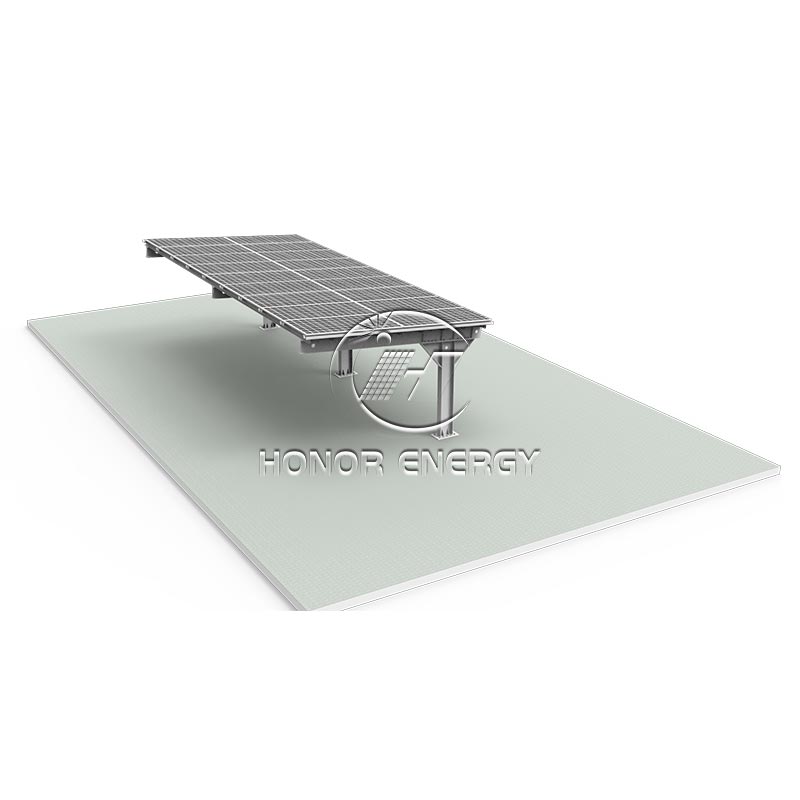 Stål enda post solen carportfäste