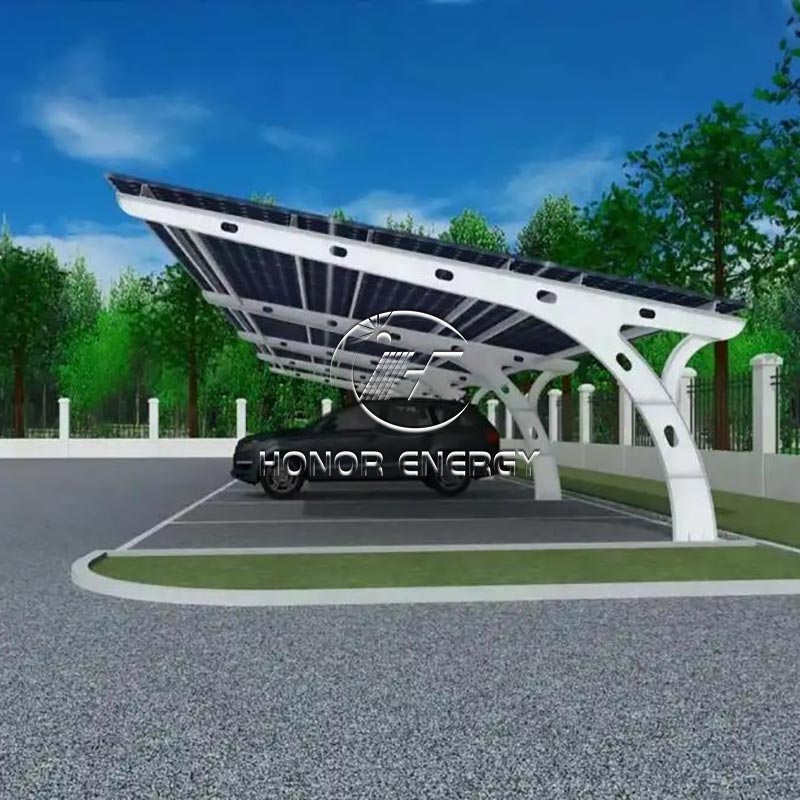 Stål y -typ sol carportfäste