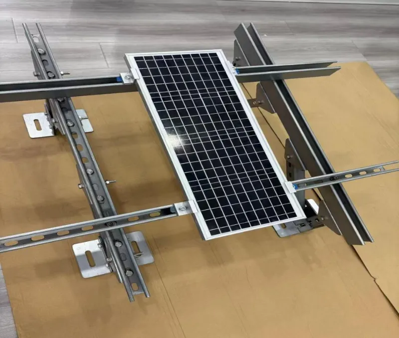 U Rail Solar Steel Markmonteringssystem